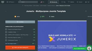 
                            2. Jumerix Multipurpose Joomla Theme - Template Monster