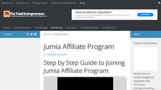 
                            13. Jumia Affiliate Program - Steps of Joining and Start Making Money