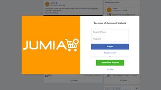 
                            7. Jumia - Create your Jumia account now to enjoy the... | Facebook