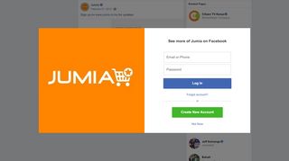 
                            3. Jumia - Sign up on www.jumia.co.ke for updates | Facebook