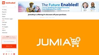 
                            11. JumiaPay is offering 5% discount off your purchase. | TechCabal