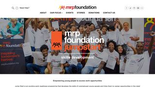 
                            10. Jump Start Skills Development Programme | MRP Foundation