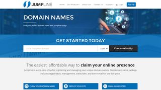 
                            5. Jumpline.com | Domain Name Registration