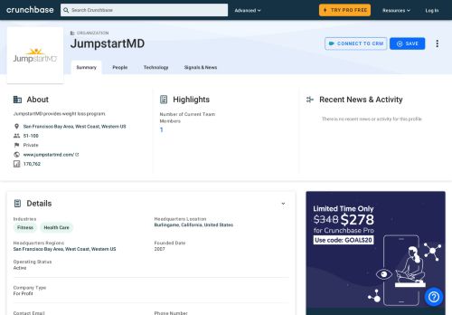 
                            8. JumpstartMD | Crunchbase
