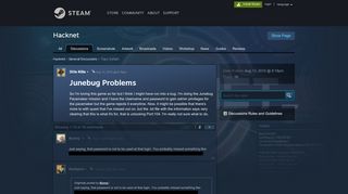 
                            1. Junebug Problems :: Hacknet General Discussions - Steam Community