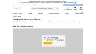 
                            10. Junghans-Wolle Kataloge 2019 - jetzt anfordern - Allgemein