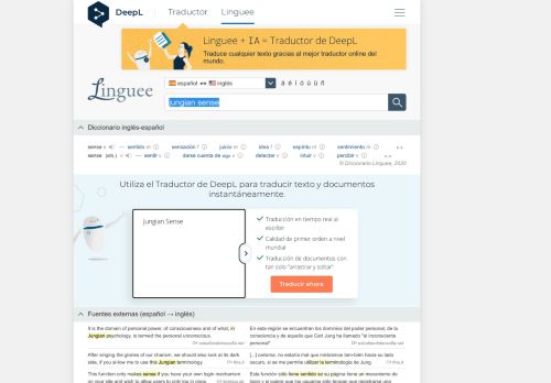 
                            6. Jungian sense - Traducción al español – Linguee