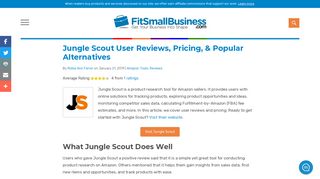 
                            11. Jungle Scout User Reviews, Pricing, & Popular Alternatives