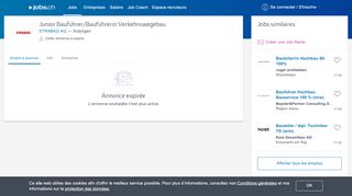 
                            12. Junior Bauführer/Bauführerin Verkehrswegebau - Annonce auprès ...