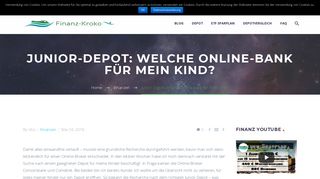 
                            9. Junior-Depot: Welche Online-Bank für mein Kind? – Finanz-Koko