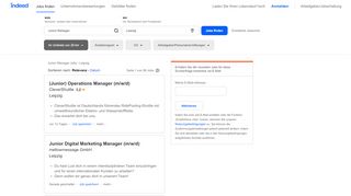 
                            13. Junior Manager Jobs in Leipzig - Februar 2019 | Indeed.com