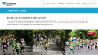 
                            3. Junior-Marathon - Anmeldung - Salzburg Marathon