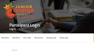 
                            9. Junior Orange Bowl : Participant Login : Portal Login