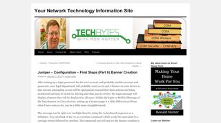 
                            10. Juniper – Configuration – First Steps (Part 6) Banner Creation | Your ...