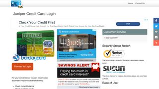 
                            4. Juniper Credit Card Login - My Credit Card Login
