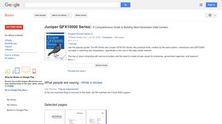 
                            9. Juniper QFX10000 Series: A Comprehensive Guide to Building ...