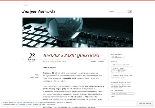 
                            10. JUNIPER'S BASIC QUESTIONS | Juniper Networks