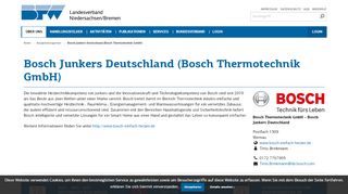 
                            9. Junkers (Bosch Thermotechnik GmbH) - BFW Landesverband ...