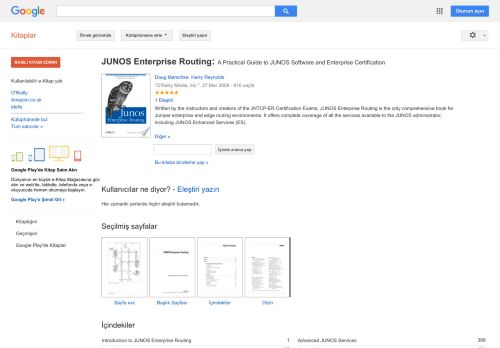 
                            12. JUNOS Enterprise Routing: A Practical Guide to JUNOS Software and ... - Google Kitaplar Sonucu