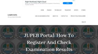 
                            6. JUPEB Portal: How To Register And Check Examination Results ...