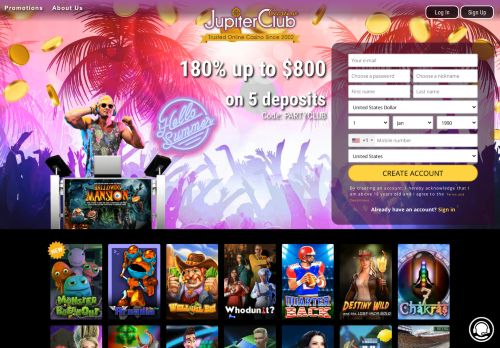 
                            1. Jupiter Club - Best Online Casino