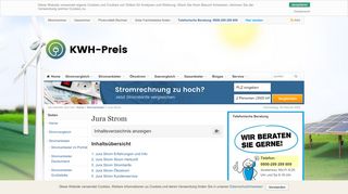 
                            10. Jura Strom Erfahrungen, Meinungen, Testberichte - KWH Preis