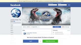 
                            7. Jurassic World: The Game - Home | Facebook