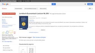 
                            12. Juridisch-Economisch Lexicon NL-EN: The Legal and Economic Lexicon