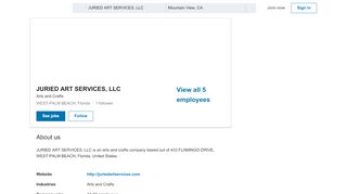 
                            10. JURIED ART SERVICES, LLC | LinkedIn