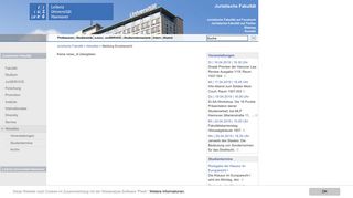 
                            6. Juristische Fakultät - jups-online: Voraussichtlicher Start im April 2010