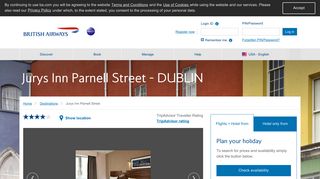 
                            11. Jurys Inn Parnell Street - DUBLIN - British Airways