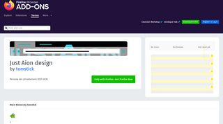 
                            12. Just Aion design – Get this Theme for ? Firefox (en-US)