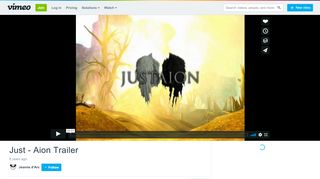 
                            11. Just - Aion Trailer on Vimeo