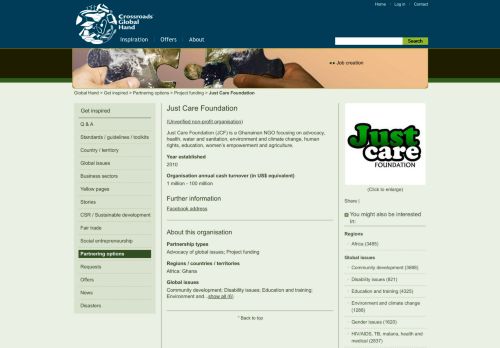 
                            5. Just Care Foundation | Corporate NGO partnerships - ...