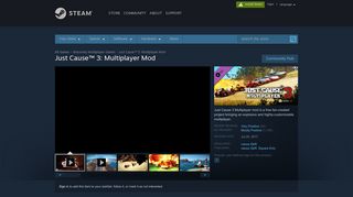 
                            6. Just Cause™ 3: Multiplayer Mod on Steam