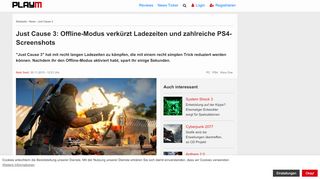 
                            11. Just Cause 3: Offline-Modus verkürzt Ladezeiten und zahlreiche PS4 ...
