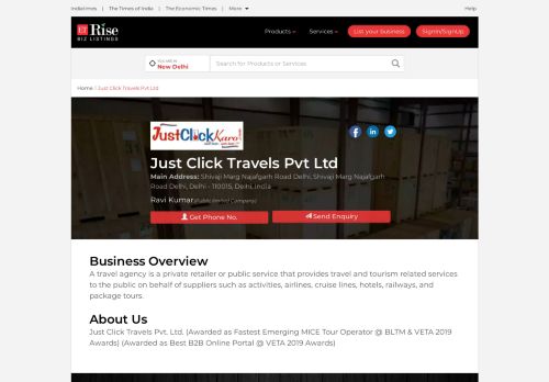 
                            6. Just Click Travels Pvt Ltd, in New Delhi, India is a top company in Air ...