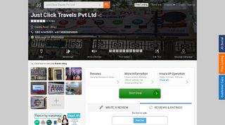 
                            9. Just Click Travels Pvt Ltd, Queens Road - Travel Agents in ... - Justdial