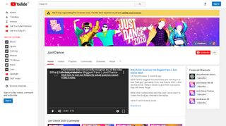 
                            4. Just Dance - YouTube