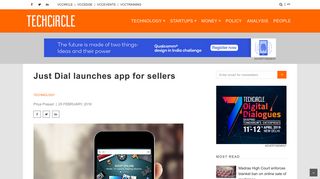 
                            5. Just Dial launches app for sellers | Techcircle