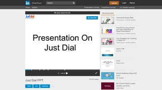 
                            11. Just Dial PPT - SlideShare