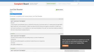 
                            10. Just Dial Reseller Complaints