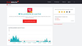 
                            11. Just Eat down? Current status and problems for the UK. | Downdetector