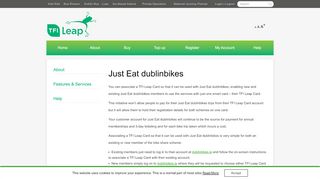 
                            4. Just Eat dublinbikes - Leap Card