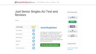 
                            3. Just Senior Singles AU Test and Reviews