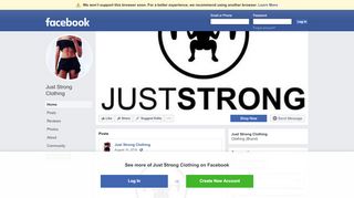 
                            4. Just Strong Clothing - Home | Facebook