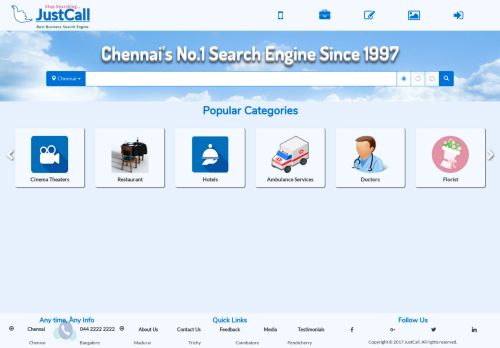 
                            6. JustCall - Chennai's No.1 Search Engine Since 1997 - Any ...