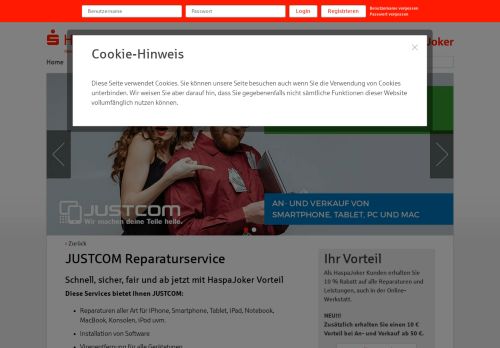 
                            7. JUSTCOM Reparaturservice - HaspaJoker
