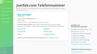 
                            7. Justfab.com Telefonnummer | Jetzt anrufen & Verknüpfung zu Rep (de)