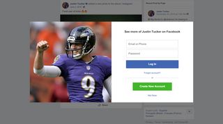 
                            9. Justin Tucker - Fresh pair of kicks | Facebook